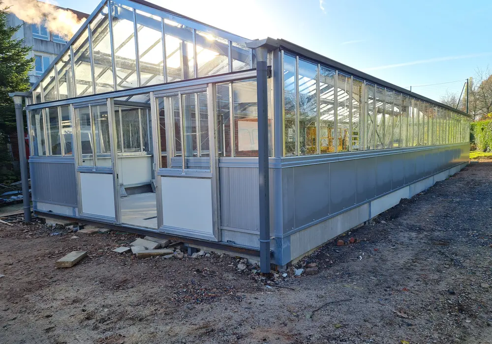 Construction d'une serre horticole