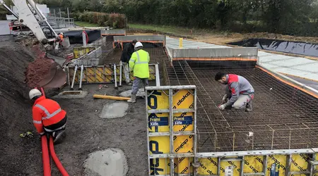 Création de quai dans une déchetterie Création de quai dans une déchetterie