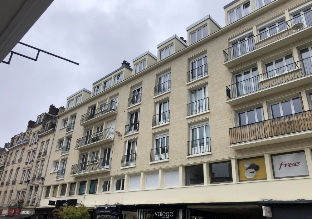 Réparation de façade - rue Saint Pierre - Caen
