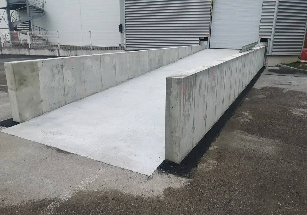 Création rampe d'accès