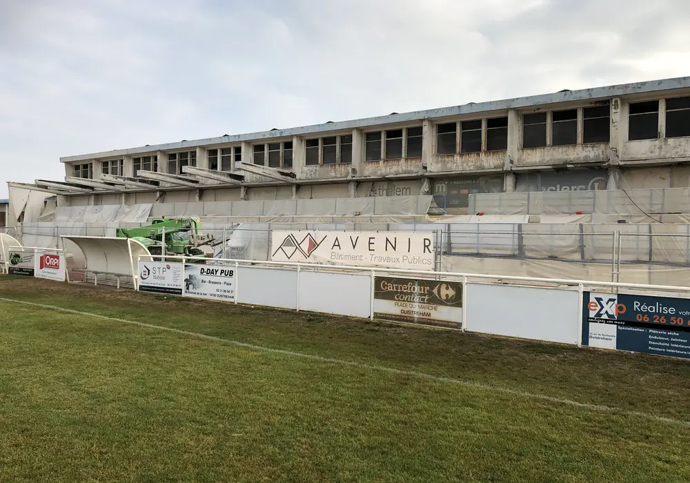 Démolition casquette BA - Ouistreham